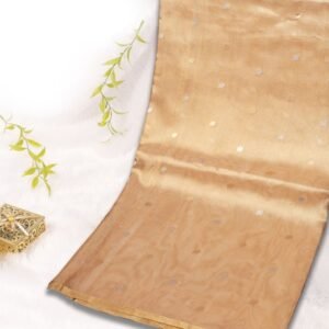 Pure Tissue Silk Gold Colour Saree